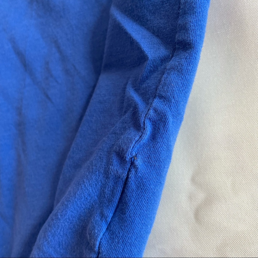 BOGO nike- blue tee shirt green lettered detail logo - Picture 3 of 5